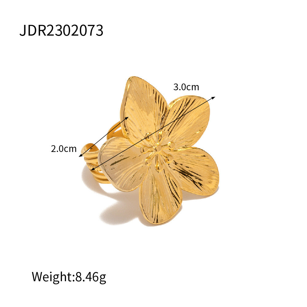 Golden Flower Ornament Suit Summer Beach Essential Special Interest Light Luxury Versatile Accessories New