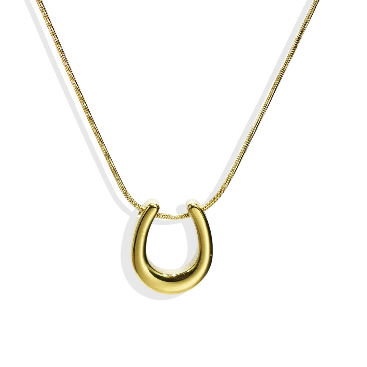 Lxalry 18K Gold Plated Stainless Steel Necklace  Modern Minimalist Hypoallergenic Jewelry Tarnish Free Skin Safe Gift For Women Wife Mom  Everyday  Special Occasion Luxury